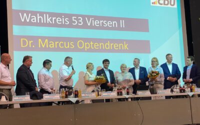 Aufstellungsversammlung der CDU Kreis Vieren und Jubiläumsfest