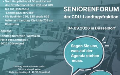 Seniorenforum im Landtag in Düsseldorf