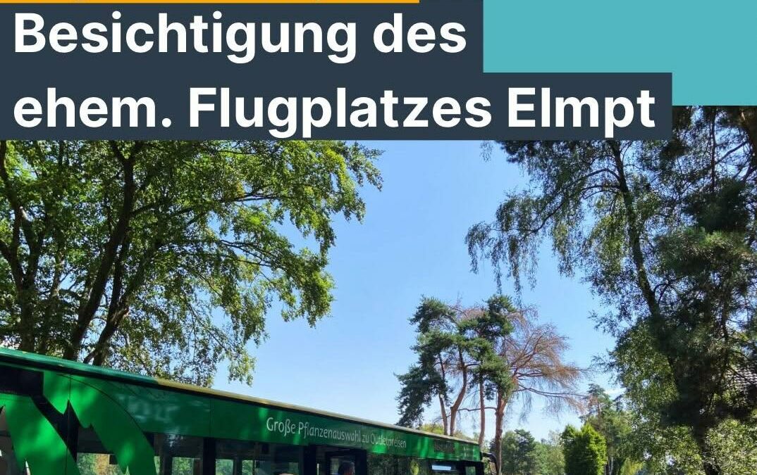 CDU zu Besuch auf dem ehemaligen Flughafengelände Elmpt